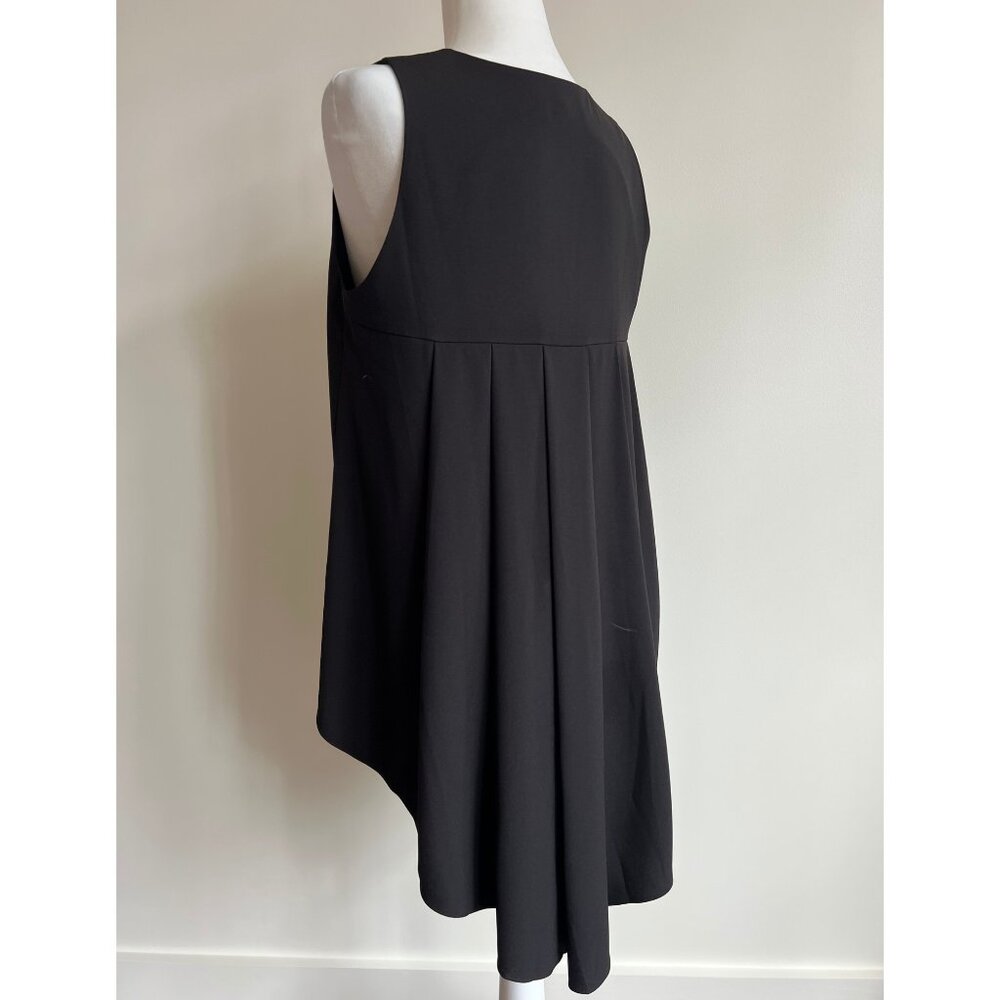 Crosby by Mollie Burch Black Tie Neck Sleeveless Blouse Size S - Picture 4 of 6